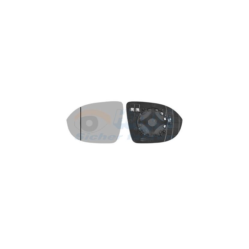 VAN WEZEL Spiegelglas, Außenspiegel 5715837 für 2GA857521G