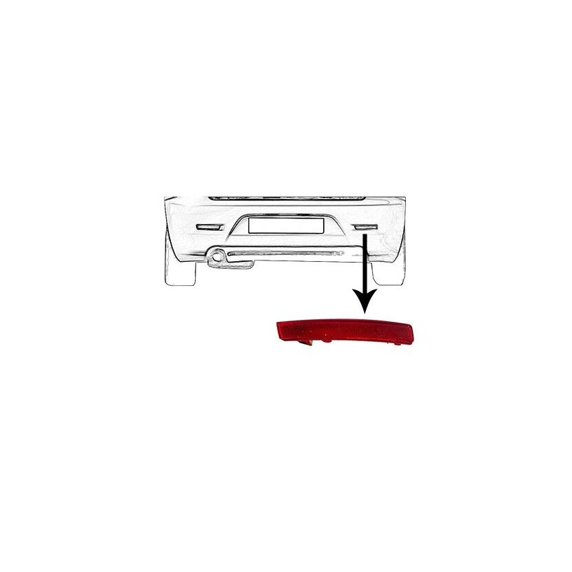 VAN WEZEL Rückstrahler 0147940 für 0046776234