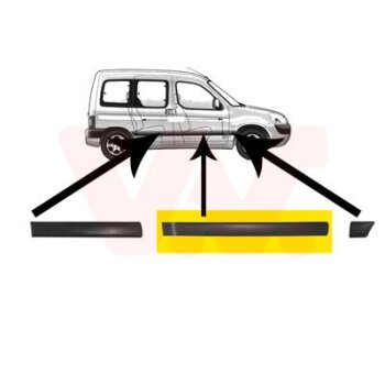 VAN WEZEL Zier-/Schutzleiste, Tür 4051424 für...