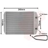 VAN WEZEL Wärmetauscher, Innenraumheizung 17016700 für 77366093