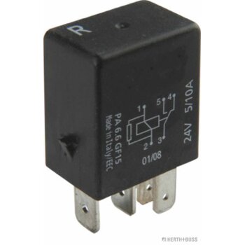 HERTH+BUSS Relais, Arbeitsstrom 24 V, 5 - 10 A - 75613202