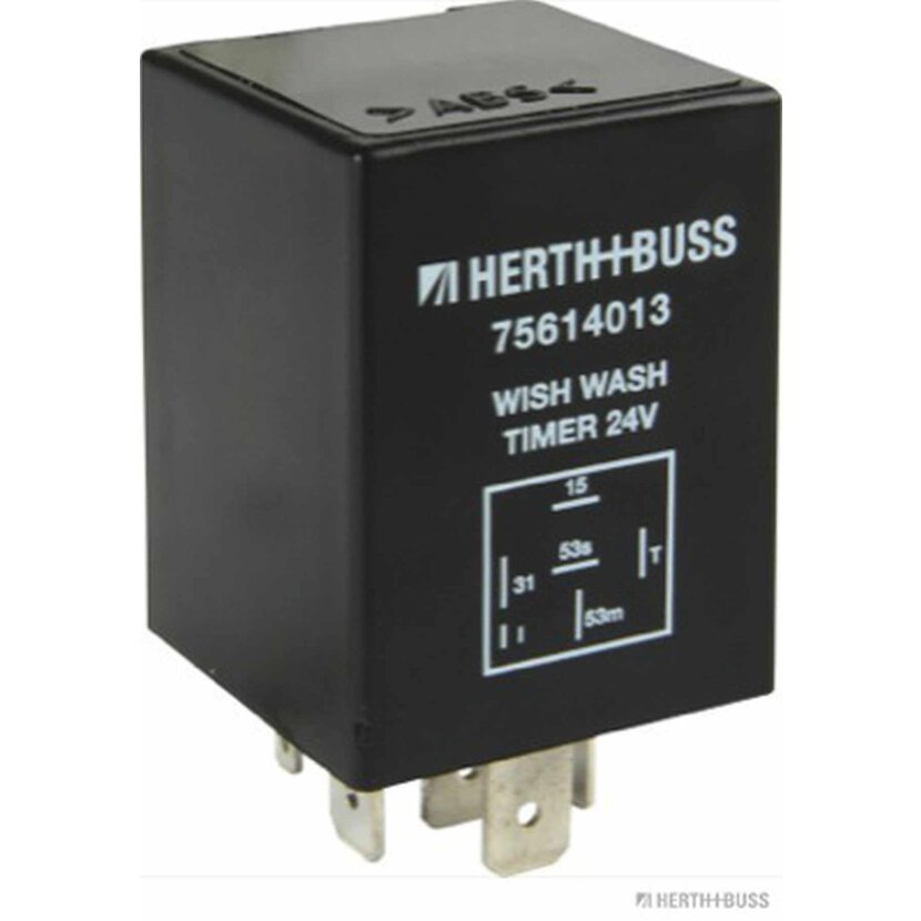 HERTH+BUSS Relais, Wisch-Wasch-Intervall 24 V, 2 A, 6 pins - 75614013