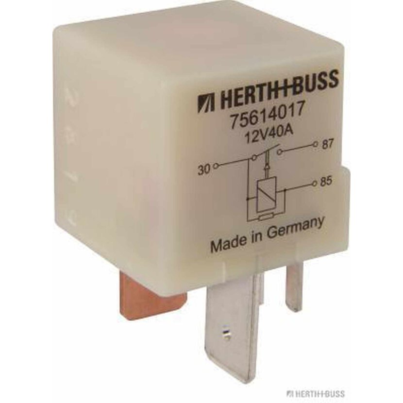 HERTH+BUSS Steuergerät, Glühzeit 12 V, 40 A, 4 pins - 75614017