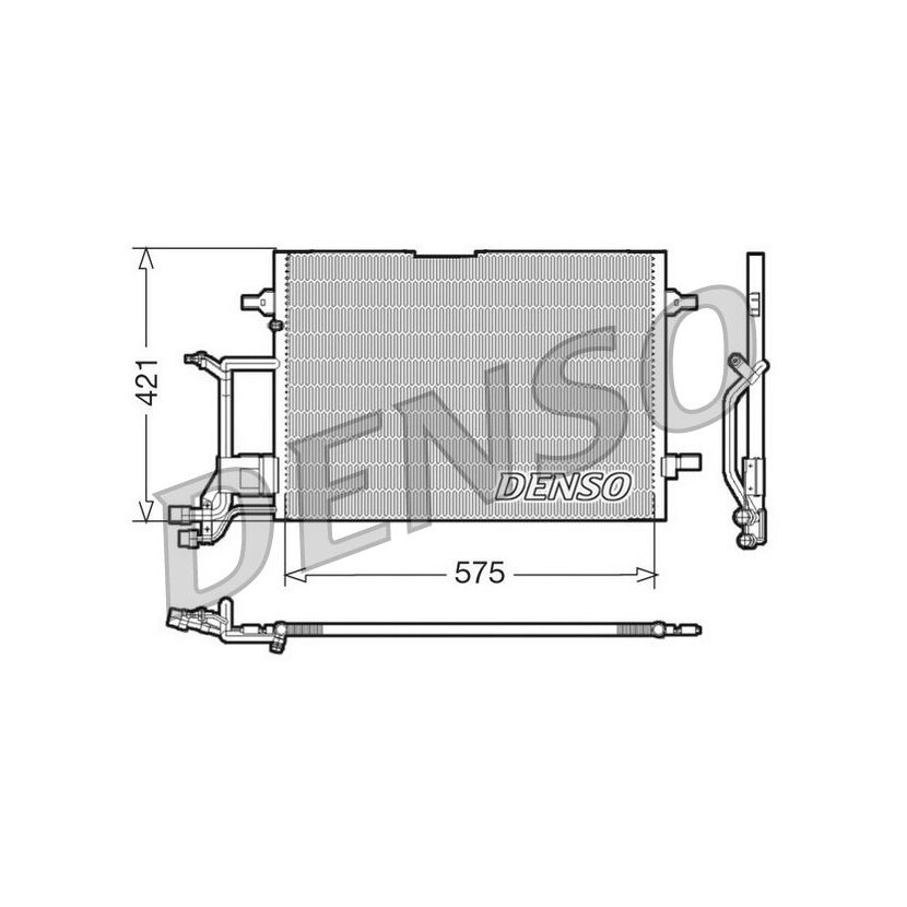 DENSO Kondensator, Klimaanlage DCN32016 für 8D0260403A