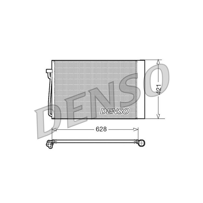 DENSO Kondensator, Klimaanlage DCN05018 für 64502282939