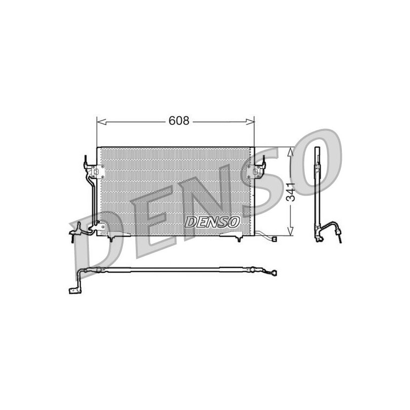 DENSO Kondensator, Klimaanlage DCN21010 für 4514486