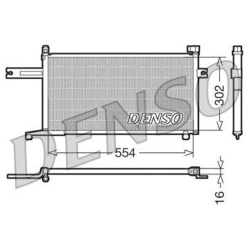DENSO Kondensator, Klimaanlage DCN46005 für 921106F600