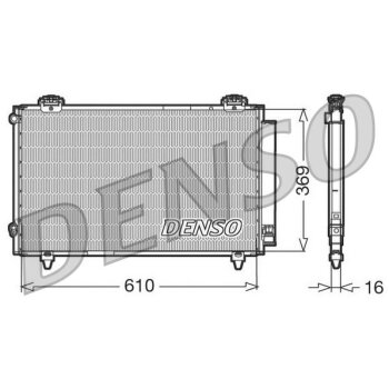 DENSO Kondensator, Klimaanlage DCN50008 für 8845002150