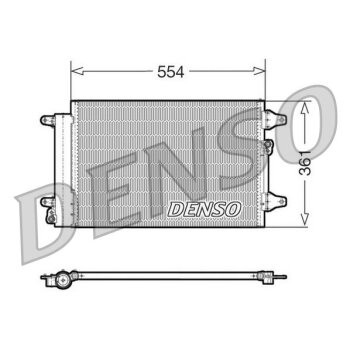 DENSO Kondensator, Klimaanlage DCN32015 für 1108838