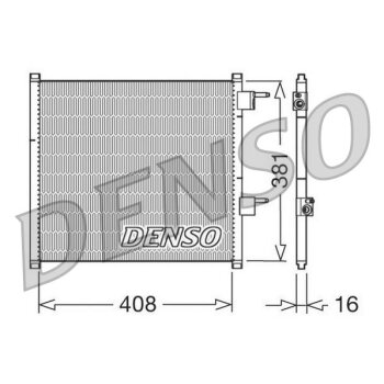 DENSO Kondensator, Klimaanlage DCN10019 für 1228447