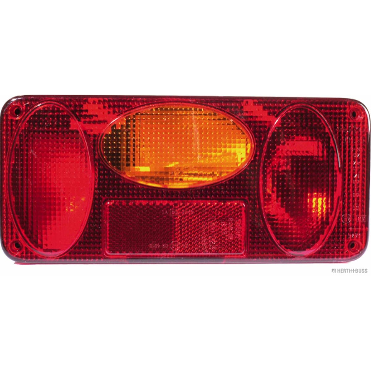 HERTH+BUSS Lichtscheibe, Heckleuchte links, mit Nebelschluss-,Kennzeichenl. - 83832007