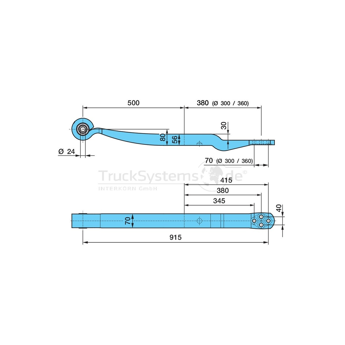 BPW Blattfeder, BPW 05.082.13.89.2