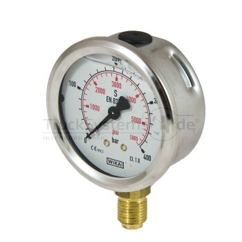 Wika Manometer 400 bar Durchmesser63mm - 1/4