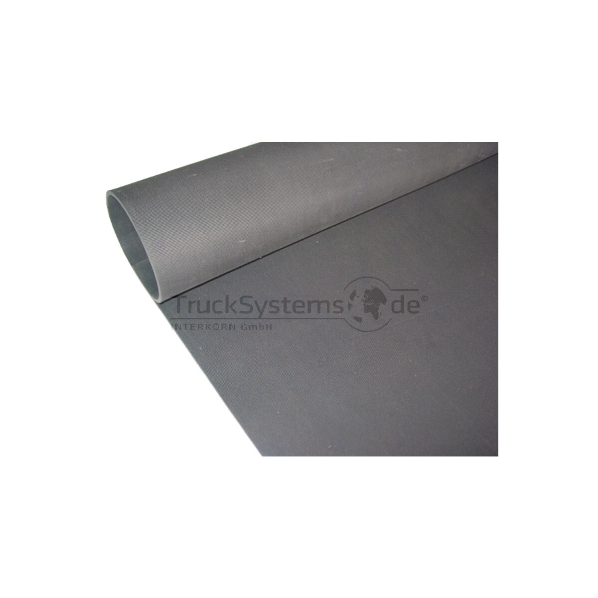 Gummimatte schwarz, LxBxS: 3.000x1.350x6mm