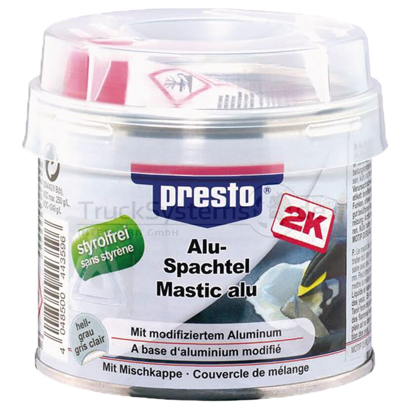 Presto Alu - Spachtel Mastic alu 250g