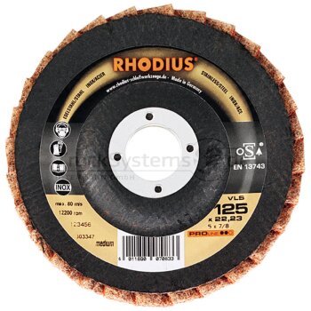 RHODIUS Vlieslamellenschleifscheibe