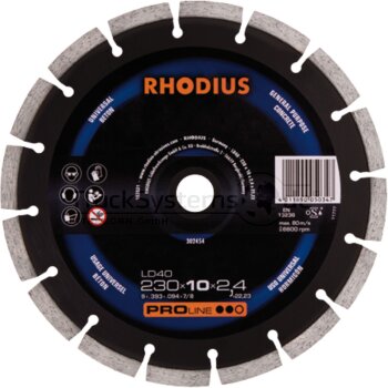 RHODIUS Trennscheibe Diamant Universal Beton 115