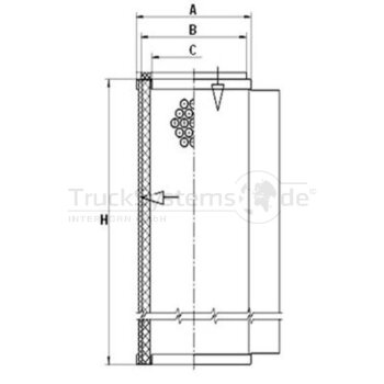MANN-FILTER Druckluftentölung LE 8006