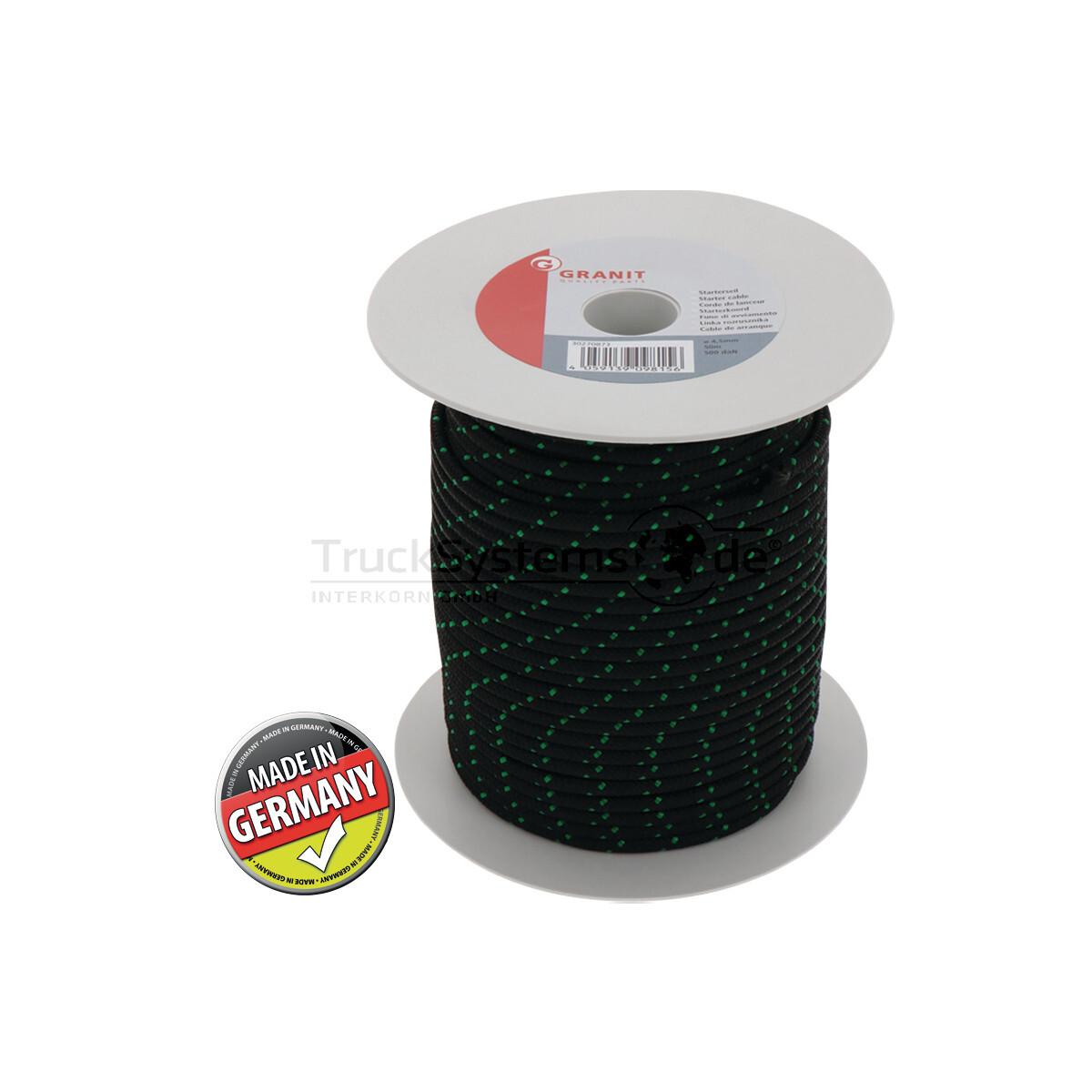 4,5mm -50 Meter Starterseil Granit