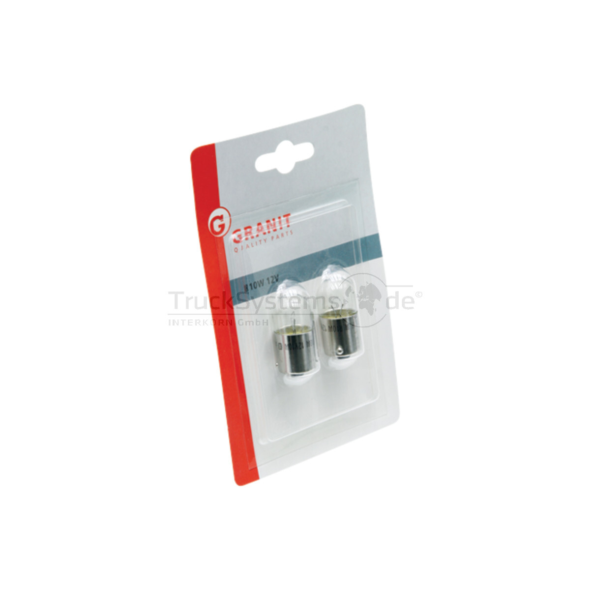 Blister Gluehlampe 12V 10W