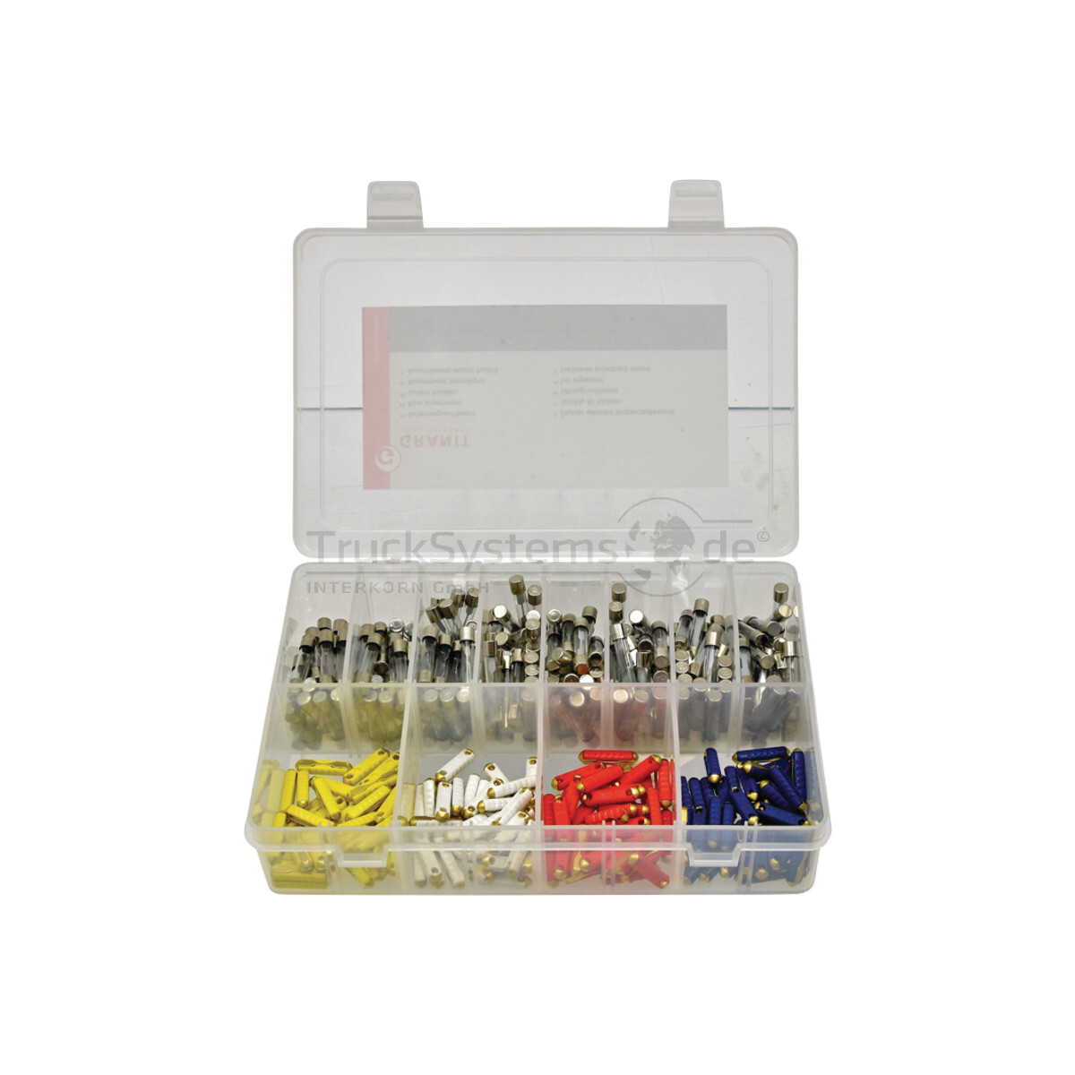 Sortiment Glass Sicherungseinsätze 340tl