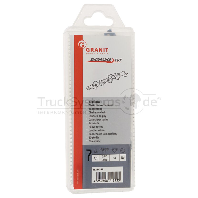 Endurance Cut 3/8LP HM 1,3 mm 53E Sägekette