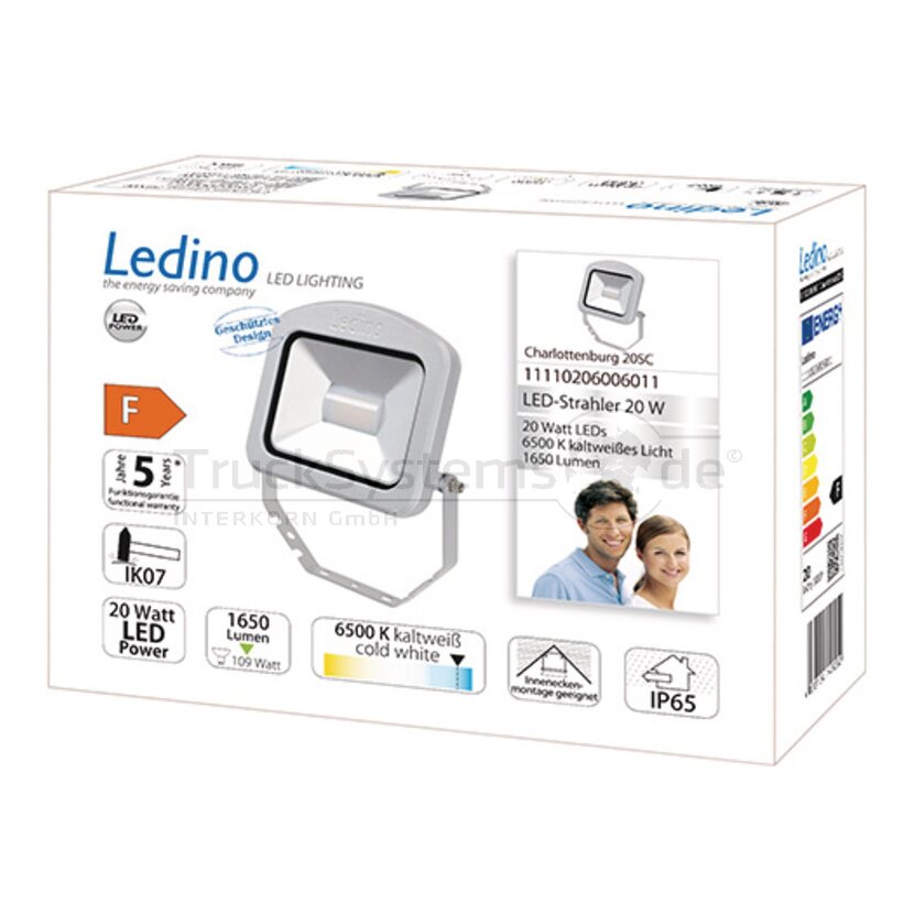 LEDINO LED-Strahler 20 W, 1800 Lumen