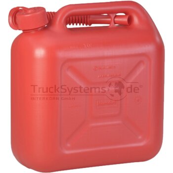 HÜNERSDORFF Kraftstoffkanister HDPE 10Liter Rot