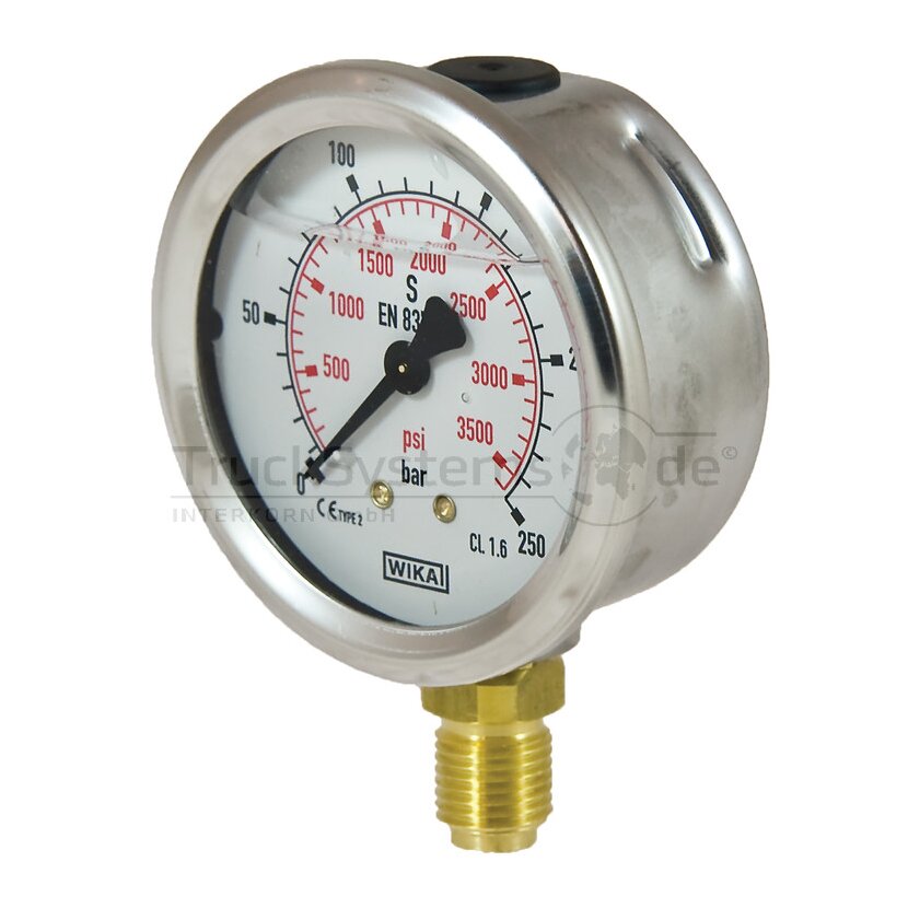 Wika Manometer, glyceringefüllt
