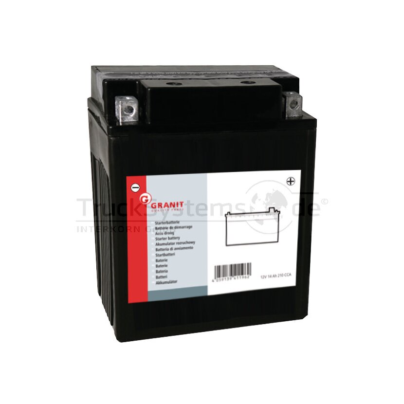 Batterie AGM 12V 14Ah + Rechts