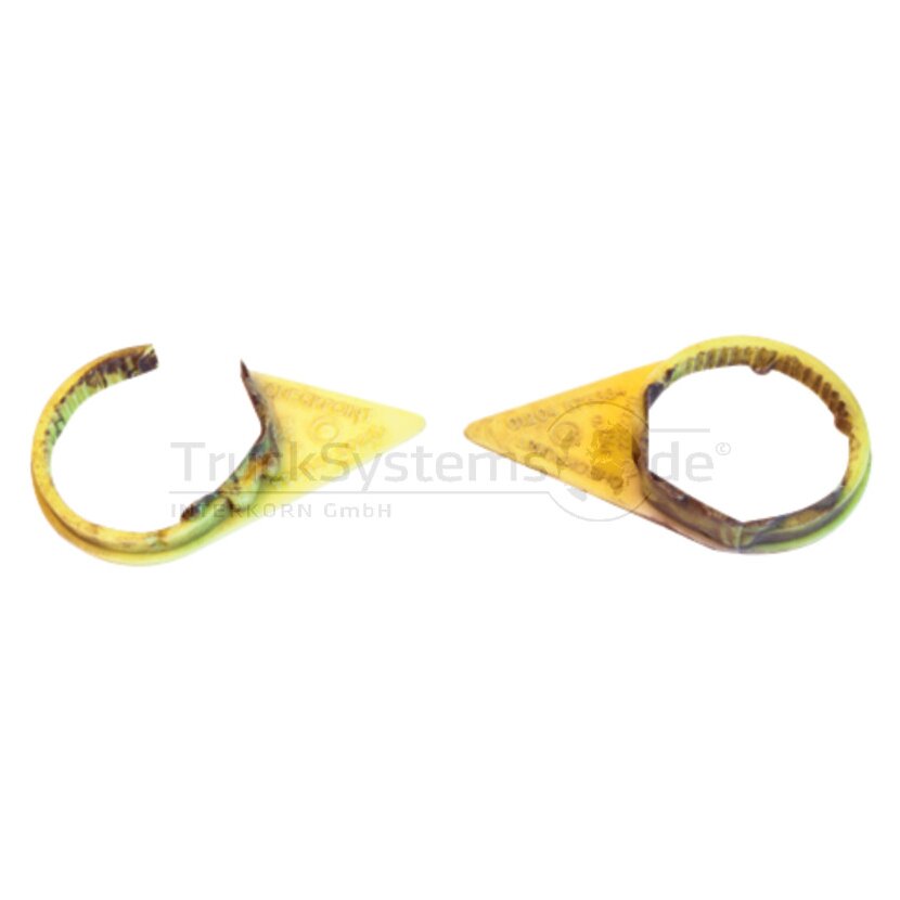 CHECKPOINT DUSTITE (Zeiger unten) gelb 27 mm