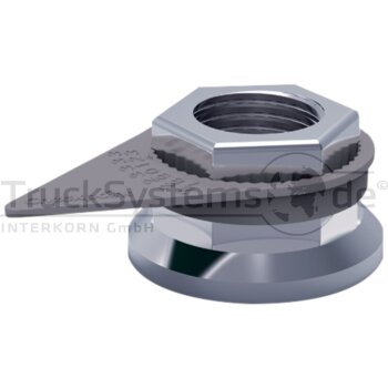 CHECKPOINT Radmutteranzeiger grau 32 mm