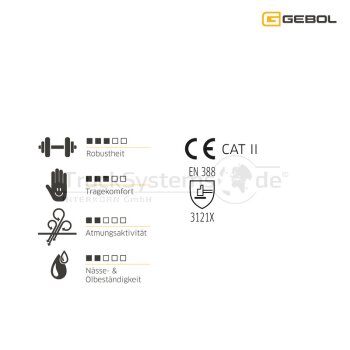 Gebol Handschuh ´´Midi Flex´´ Gr.8