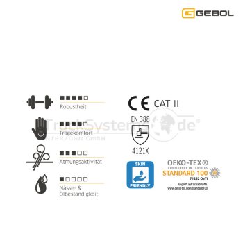 Gebol Handschuh Master Flex Lady Größe 7