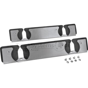 HOPPE Doppelstielhalter - Edelstahl -