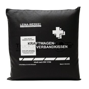 Leina Werke Verbandskissen DIN 13164 schwarz (2022)