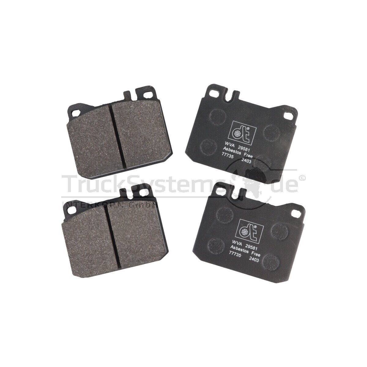 Scheibenbremsbelag passend für Unimog