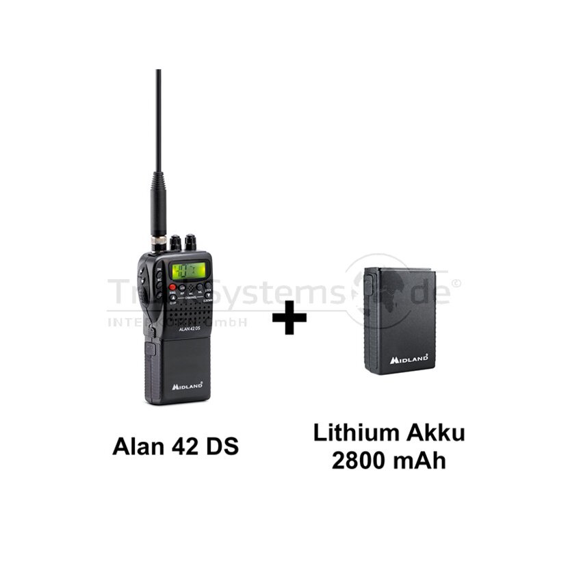 Midland Alan 42 DS Power Bundle mit Lithium Akku