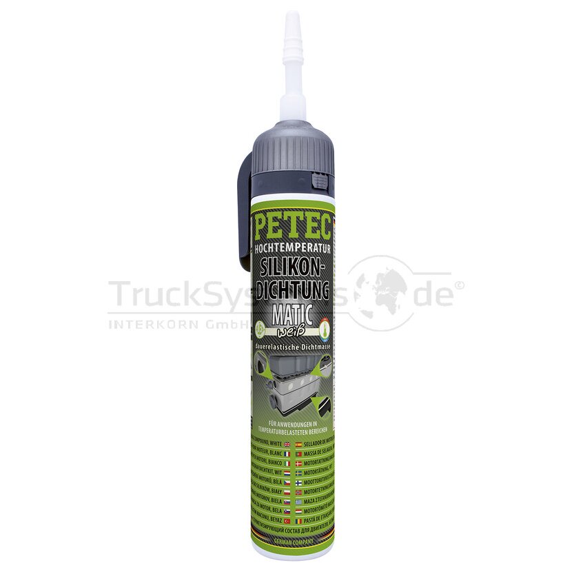 PETEC Hocht.-Silikondichtung, Weiß, 200 ml