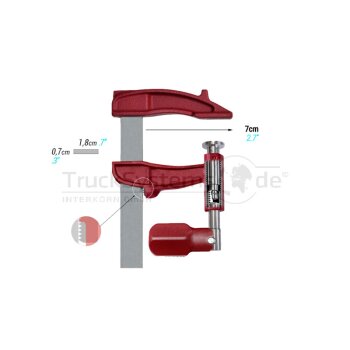 PIHER Schraubzwinge Maxipress M, 20 cm