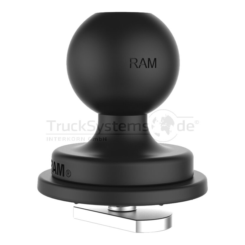RAM MOUNTS Kugel mit T-Slot für Tough-Track Schienen