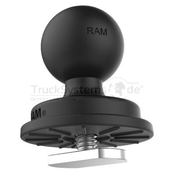 RAM MOUNTS Kugel mit T-Slot für Tough-Track Schienen