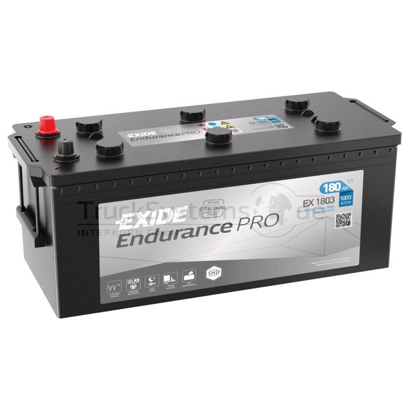 EXIDE Batterie Endurance Pro EFB 180 Ah