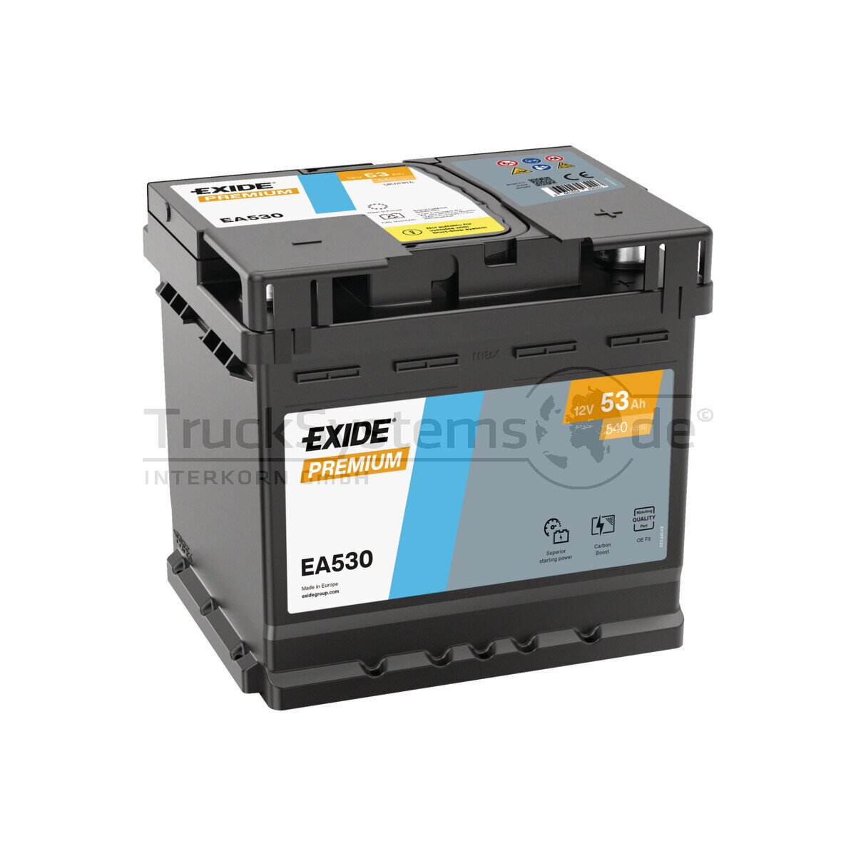 EXIDE Batterie Premium 53 Ah