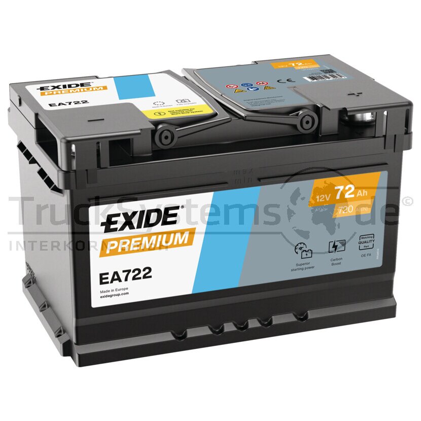 EXIDE Batterie Premium 72 Ah