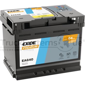 EXIDE Batterie Premium 64 Ah