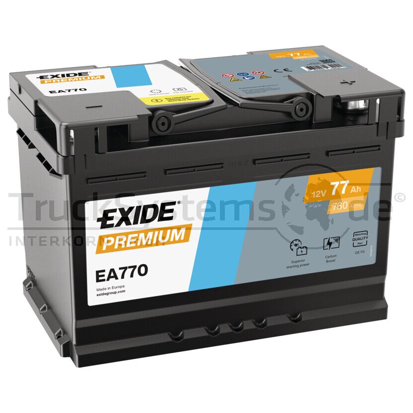 EXIDE Batterie Premium 77 Ah