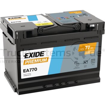 EXIDE Batterie Premium 77 Ah