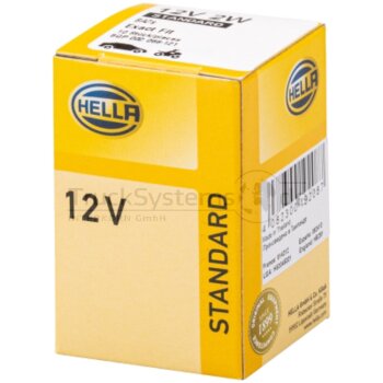 Hella Glühlampe J, 12V, BA 7 s - 8GP 002 066-121 -...