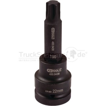 KS Tools 1 Kraft Bit Stecknuss TX, lang, T60